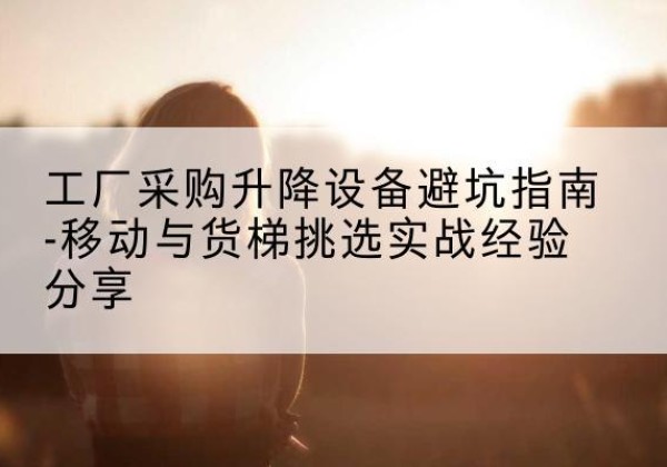 新邱移动式升降机怎么选-工厂采购升降设备避坑指南-移动与货梯挑选实战经验分享
